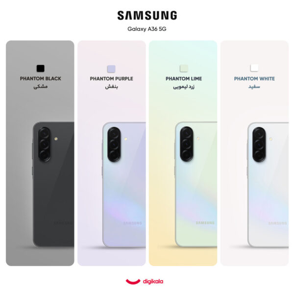 گوشی موبایل سامسونگ مدل Galaxy A36 دو سیم کارت ظرفیت 256 گیگابایت و رم 8 گیگابایت – ویتنام