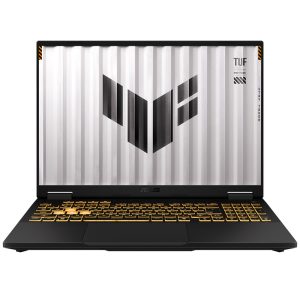 لپ‌تاپ گیمینگ 16 اینچی ایسوس مدل TUF Gaming F16 FX608JMR با پردازنده Core i7-14650HX، گرافیک GeForce RTX 5060 8GB، رم 16 گیگابایت DDR5 با فرکانس 5600 مگاهرتز، حافظه SSD با ظرفیت 512 گیگابایت و نمایشگر WUXGA با نرخ نوسازی 165 هرتز، پشتیبانی از G-Sync