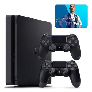 کنسول بازی سونی مدل Playstation 4 Slim ریجن 2 کد CUH-2216B ظرفیت 1 ترابایت به همراه 20 عدد بازی