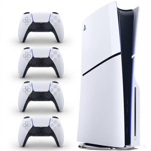 کنسول بازی سونی مدل PlayStation 5 Slim ظرفیت یک ترابایت ریجن 2016A اروپا به همراه دسته اضافی